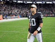 Jimmy Garoppolo at New York Jets v Las Vegas Raiders
